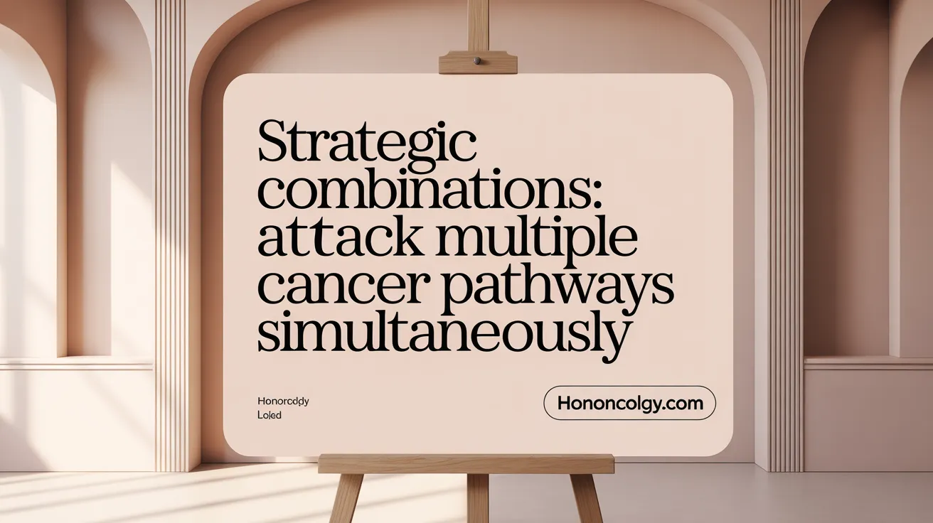Strategic Combinations: Attack Multiple Cancer Pathways Simultaneously