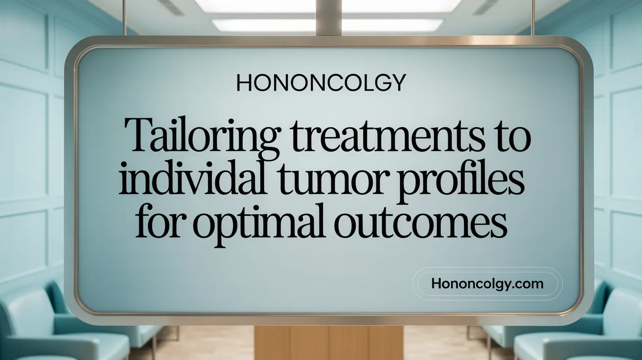 Tailoring Treatments to Individual Tumor Profiles for Optimal Outcomes