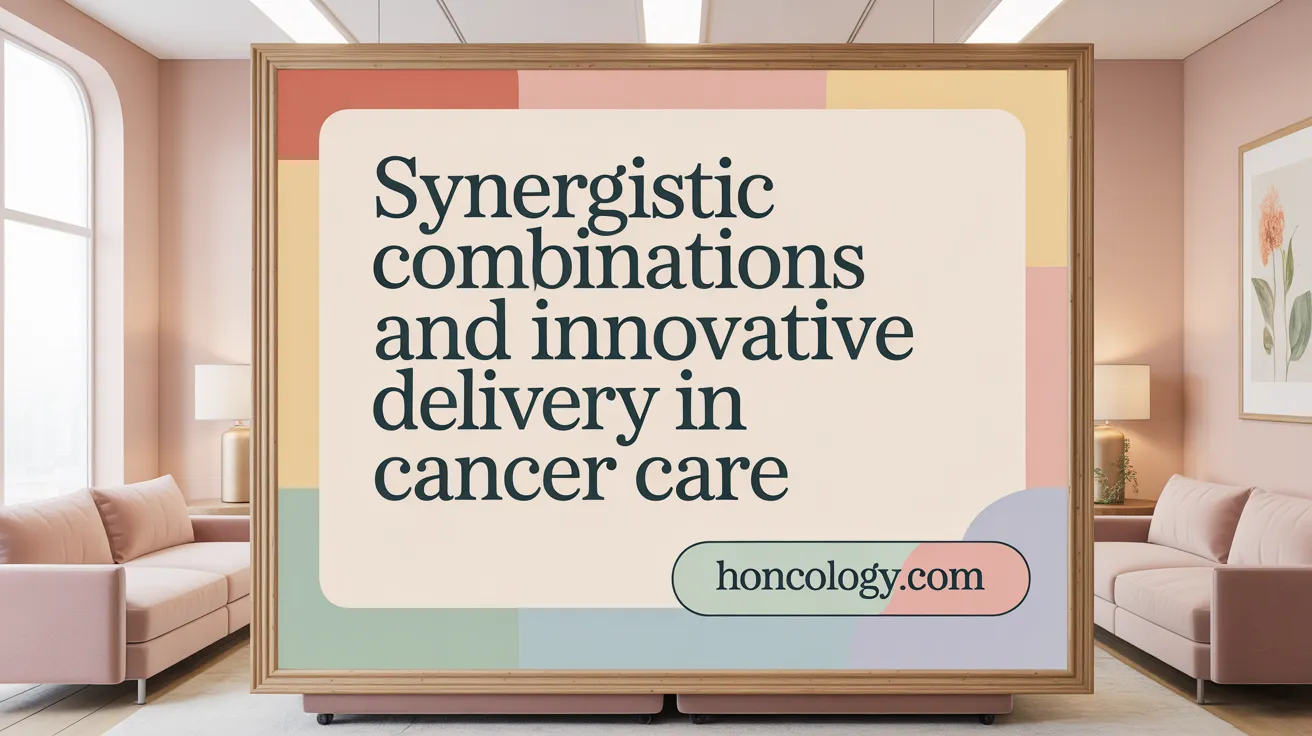 Synergistic Combinations and Innovative Delivery in Cancer Care