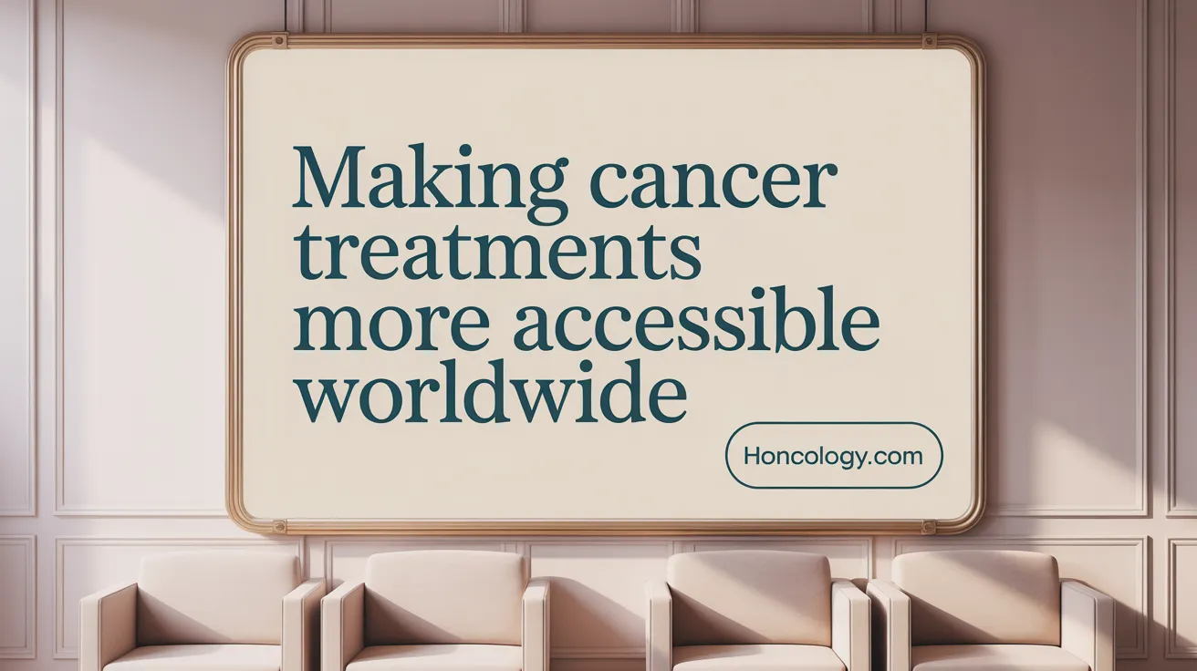 Making Cancer Treatments More Accessible Worldwide