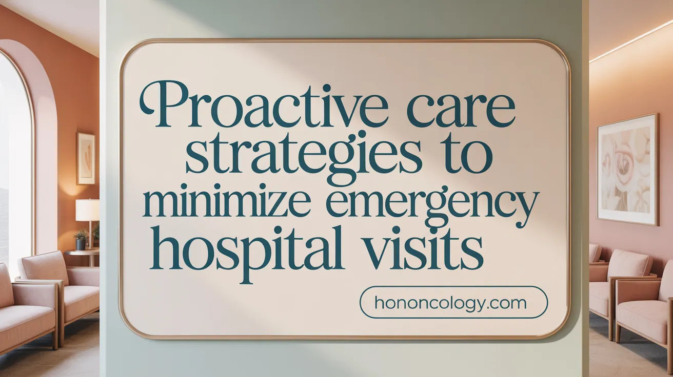 Proactive Care Strategies to Minimize Emergency Hospital Visits