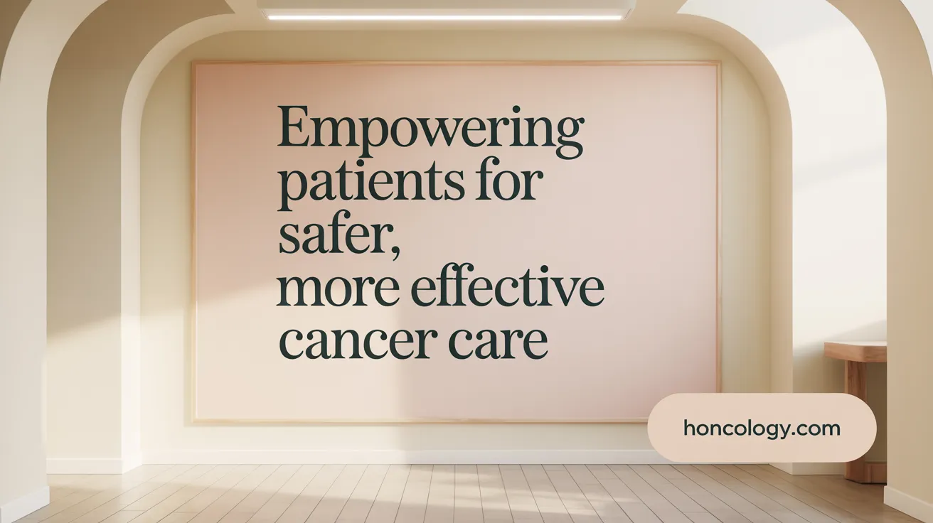 Empowering Patients for Safer, More Effective Cancer Care