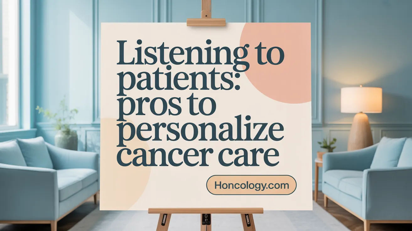 Listening to Patients: PROs to Personalize Cancer Care