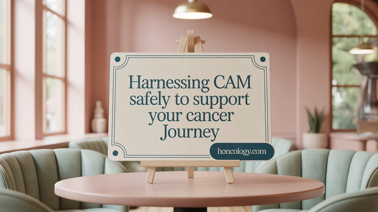 Harnessing CAM Safely to Support Your Cancer Journey
