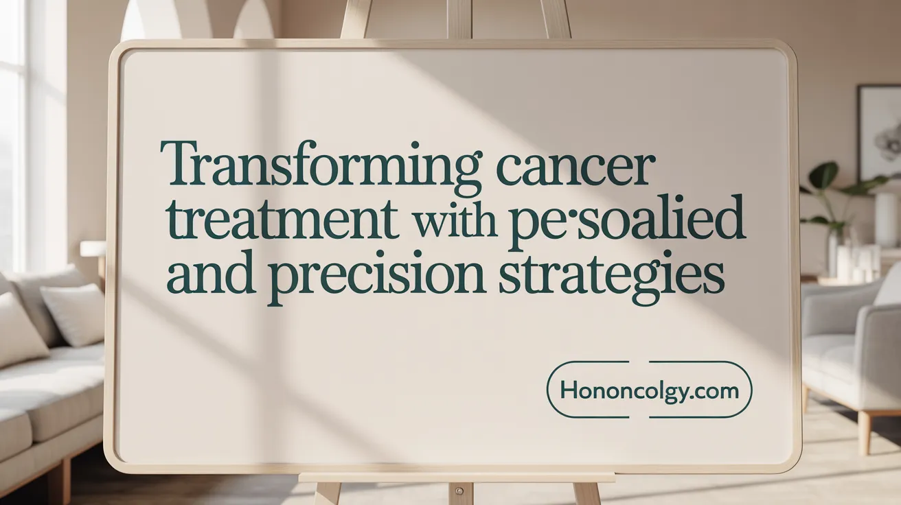 Transforming Cancer Treatment with Personalized and Precision Strategies
