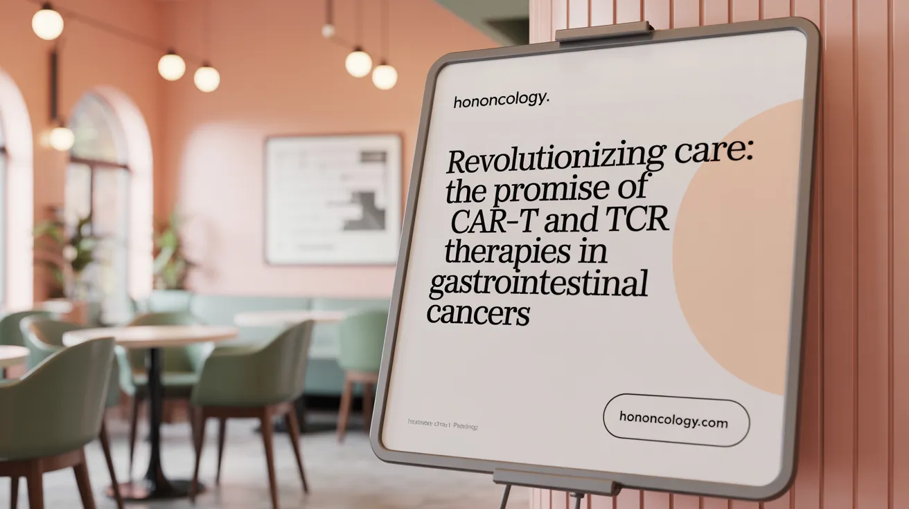 Revolutionizing Care: The Promise of CAR-T and TCR Therapies in Gastrointestinal Cancers
