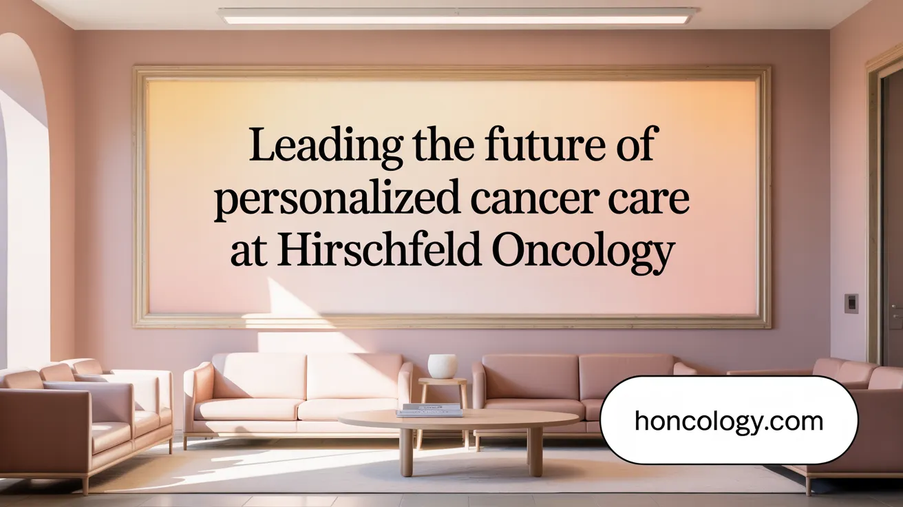 Leading the Future of Personalized Cancer Care at Hirschfeld Oncology