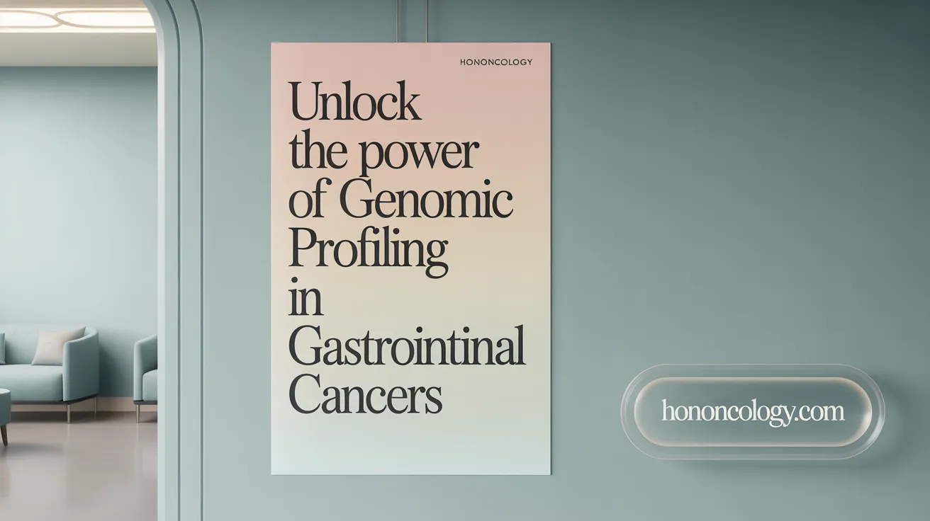 Unlock the Power of Genomic Profiling in Gastrointestinal Cancers