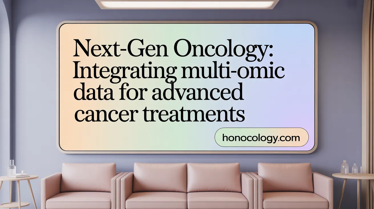 Next-Gen Oncology: Integrating Multi-Omic Data for Advanced Cancer Treatments