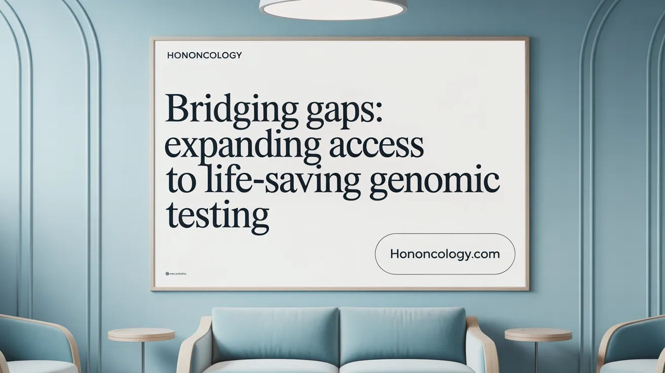 Bridging Gaps: Expanding Access to Life-Saving Genomic Testing
