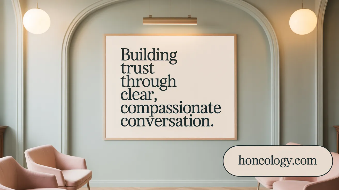 Building Trust Through Clear, Compassionate Conversation