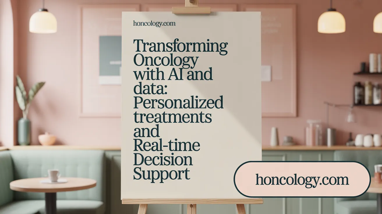 Transforming Oncology with AI and Data: Personalized Treatments and Real-Time Decision Support