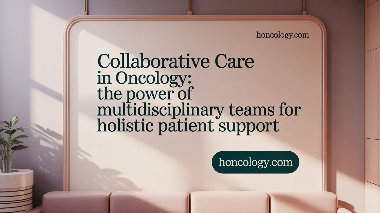 Collaborative Care in Oncology: The Power of Multidisciplinary Teams for Holistic Patient Support