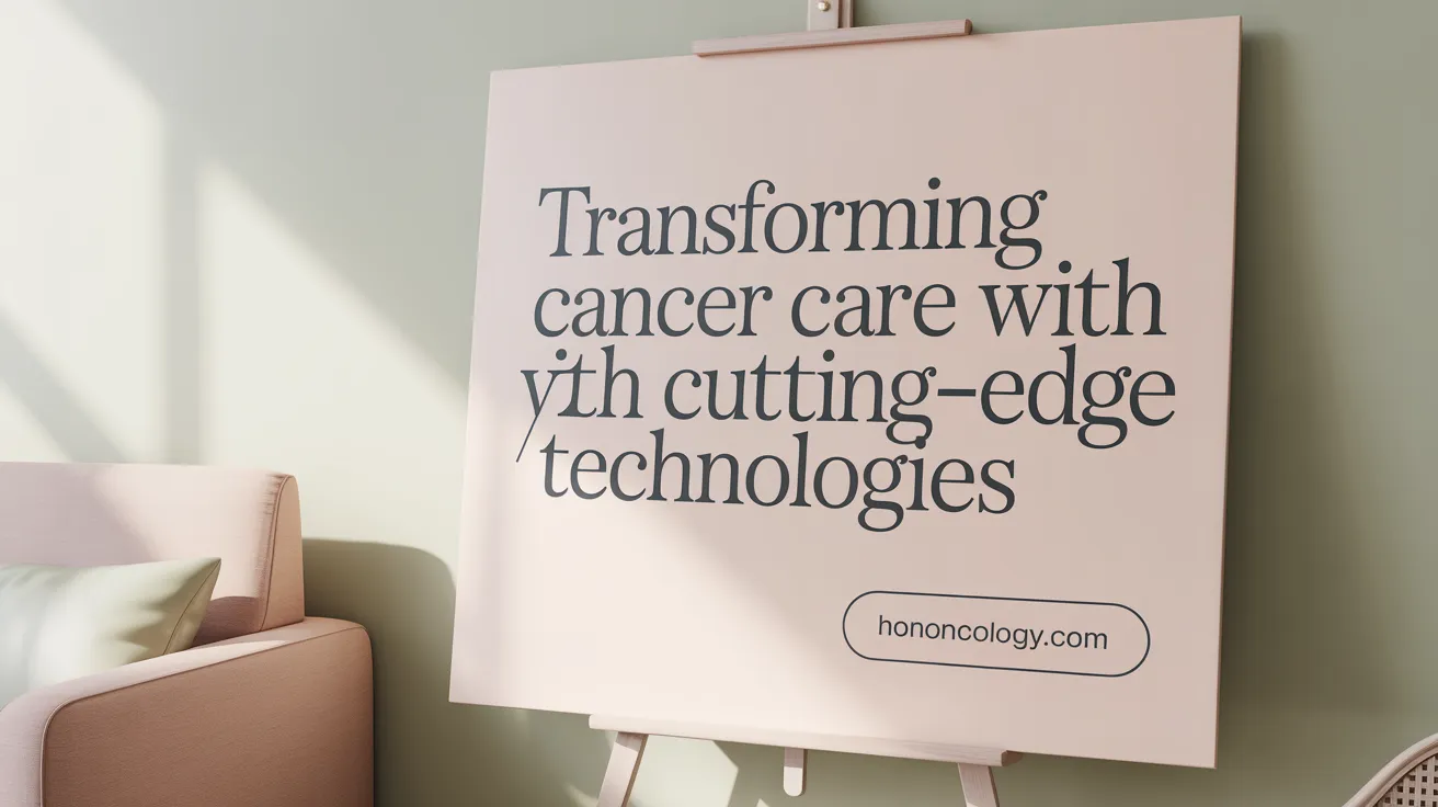Transforming Cancer Care with Cutting-Edge Technologies