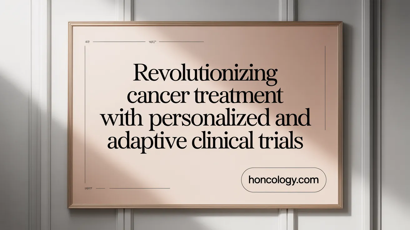 Revolutionizing Cancer Treatment with Personalized and Adaptive Clinical Trials