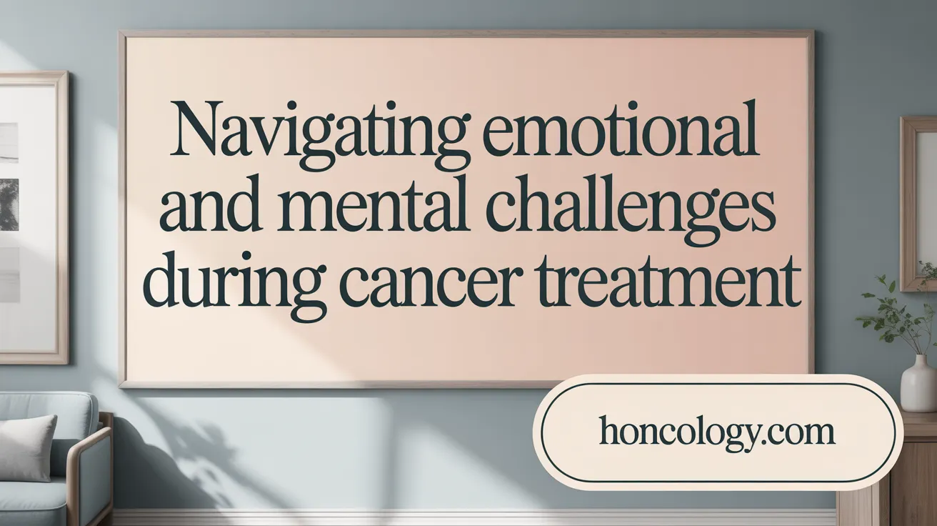 Navigating Emotional and Mental Challenges During Cancer Treatment