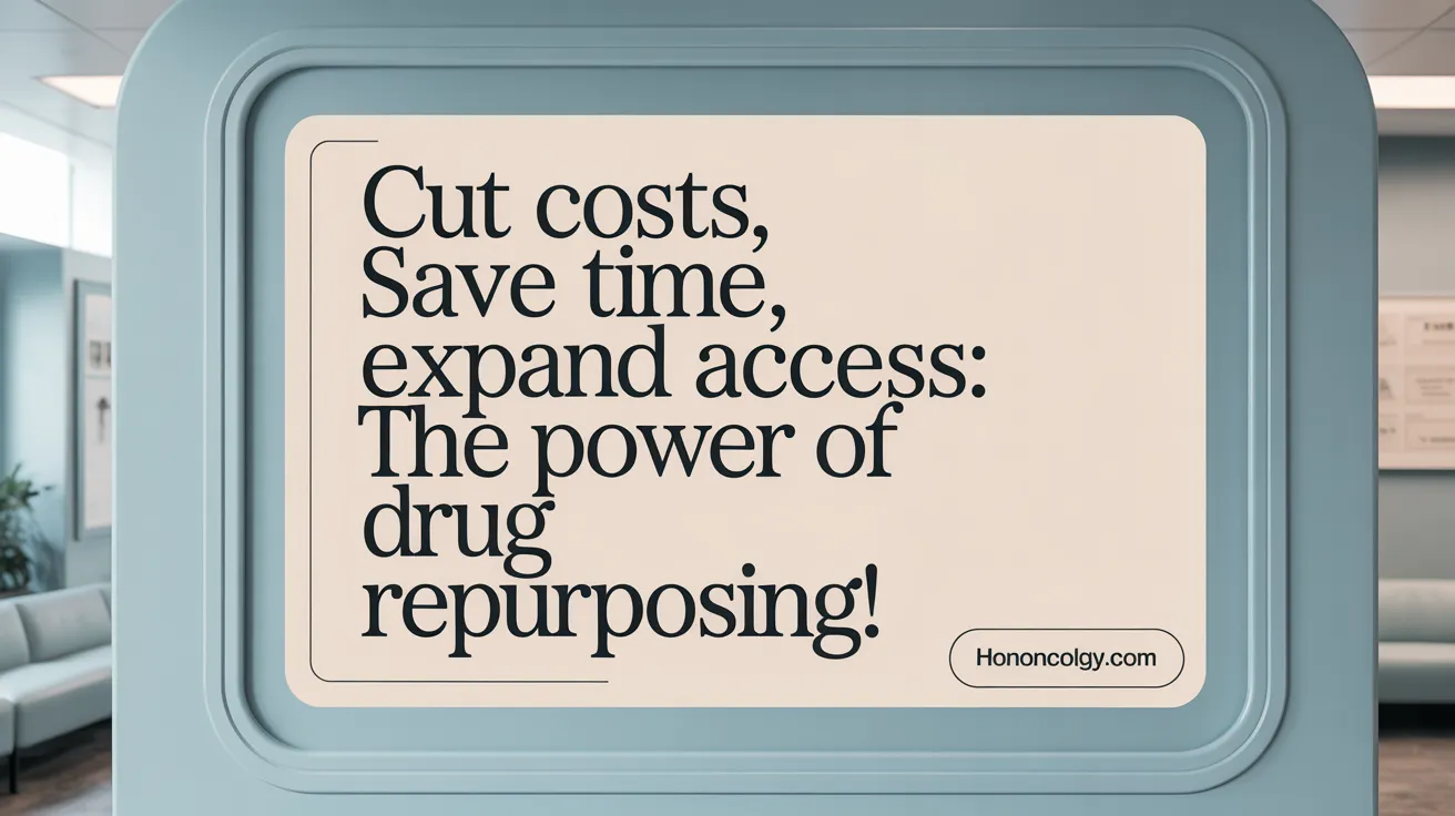 Cut Costs, Save Time, Expand Access: The Power of Drug Repurposing!
