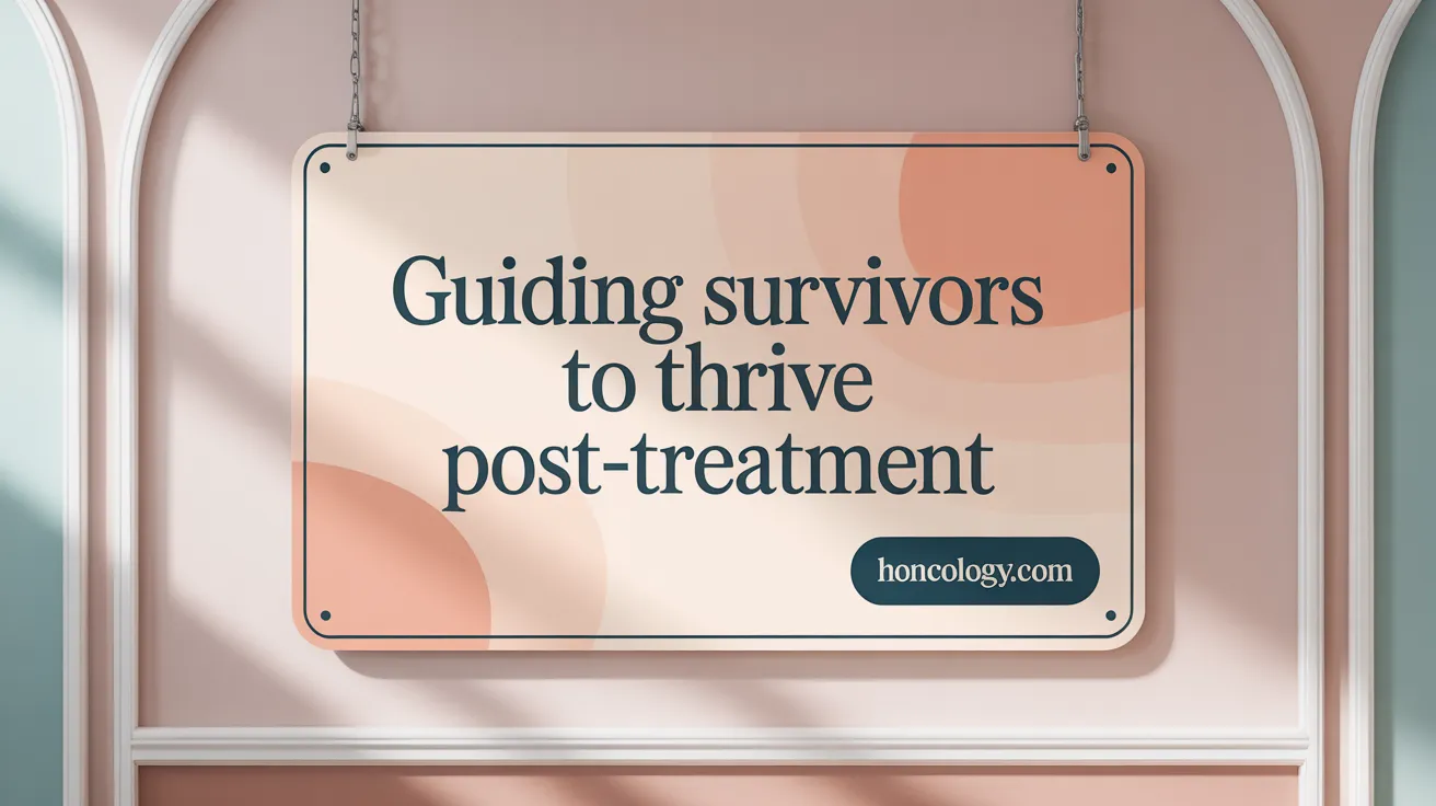Guiding Survivors to Thrive Post-Treatment