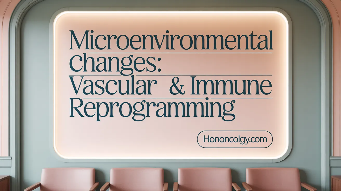 Microenvironmental Changes: Vascular &amp; Immune Reprogramming