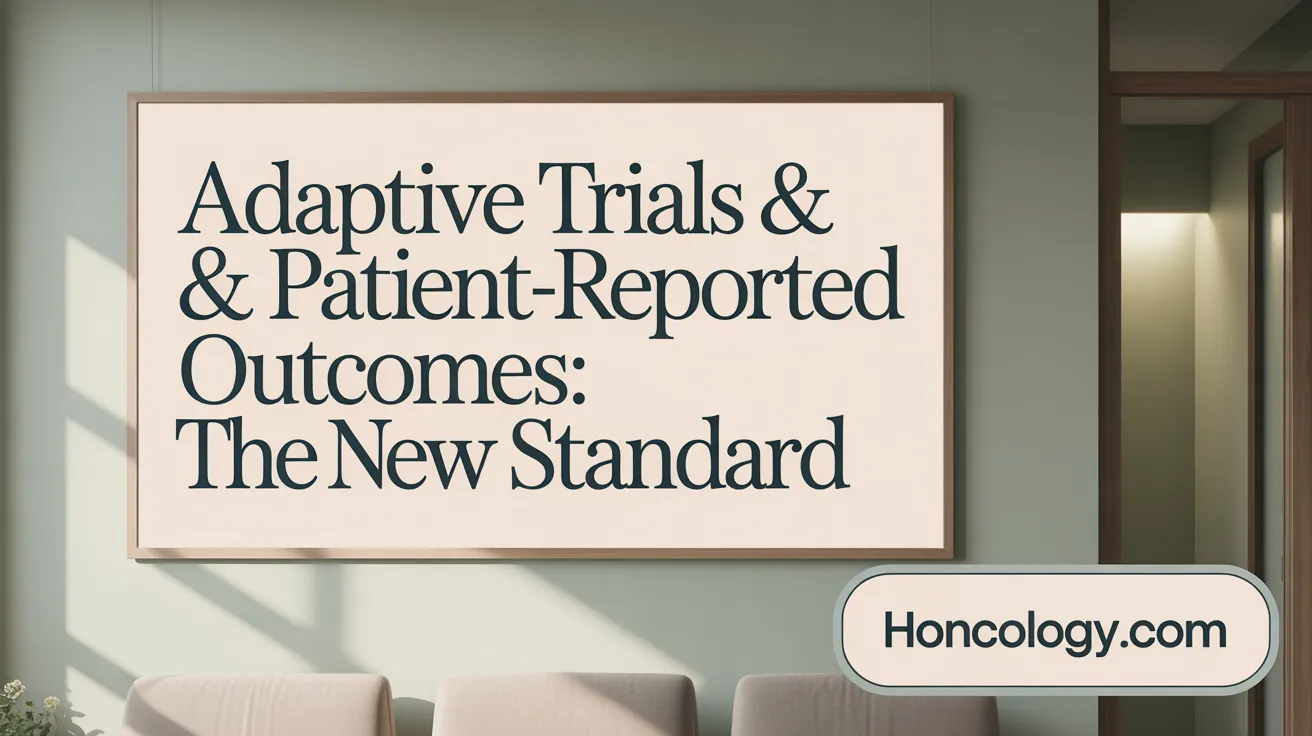 Adaptive Trials &amp; Patient-Reported Outcomes: The New Standard