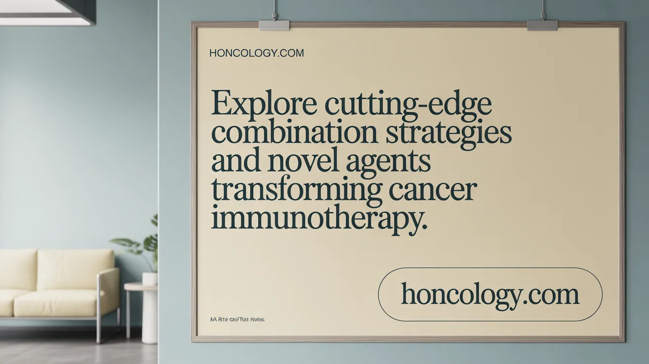 Explore Cutting-Edge Combination Strategies and Novel Agents Transforming Cancer Immunotherapy