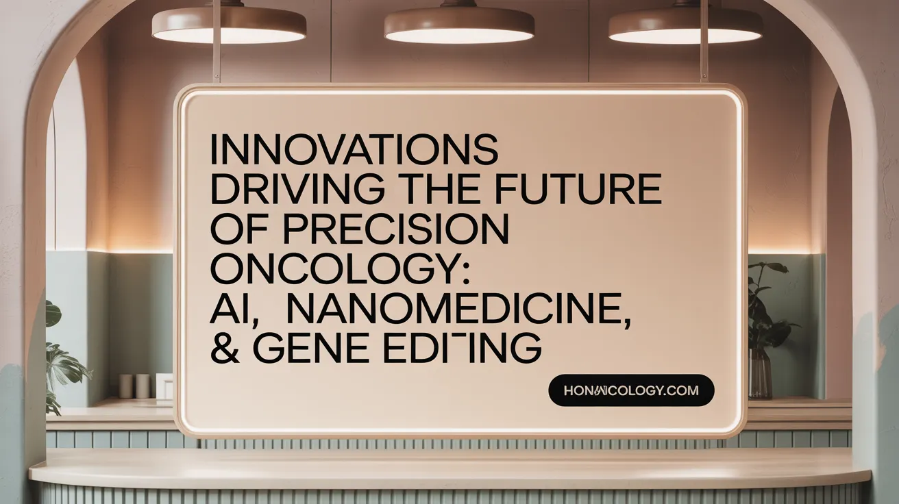 Innovations Driving the Future of Precision Oncology: AI, Nanomedicine, &amp; Gene Editing