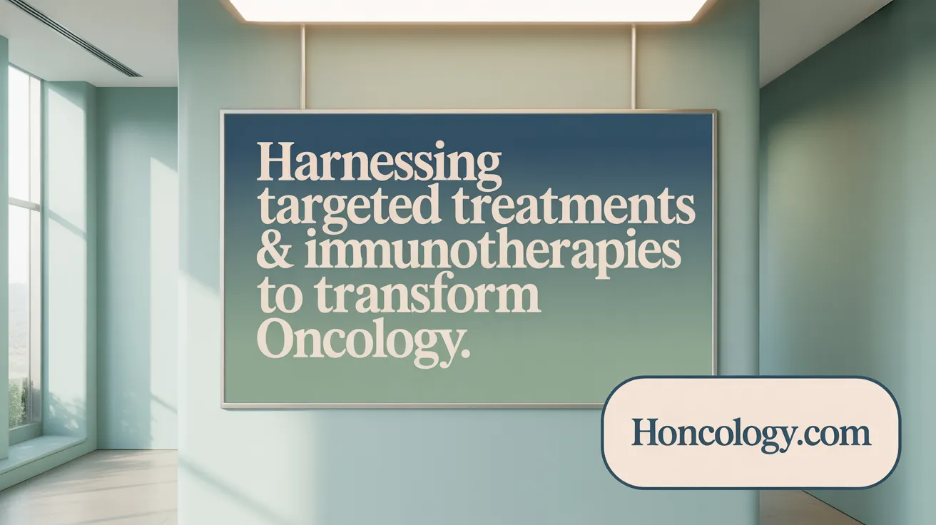 Harnessing Targeted Treatments &amp; Immunotherapies to Transform Oncology
