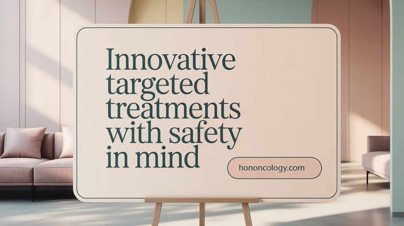 Innovative Targeted Treatments with Safety in Mind