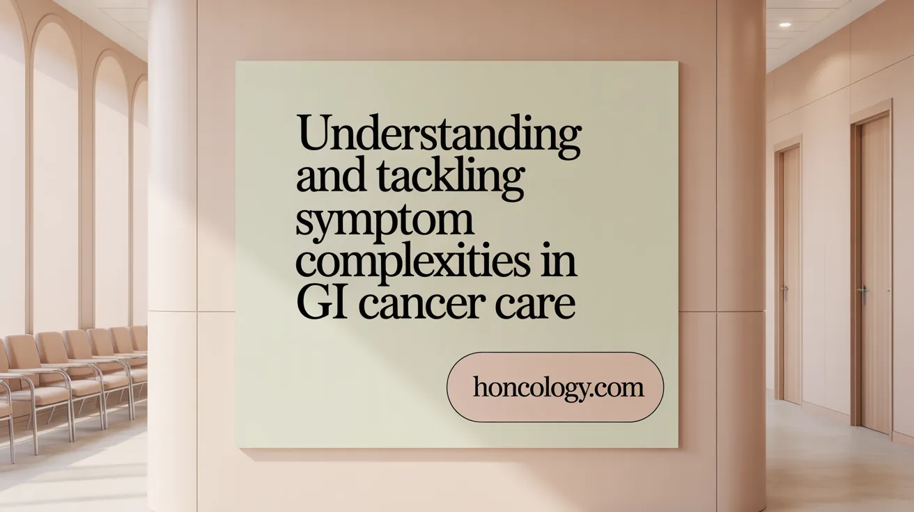 Understanding and Tackling Symptom Complexities in GI Cancer Care