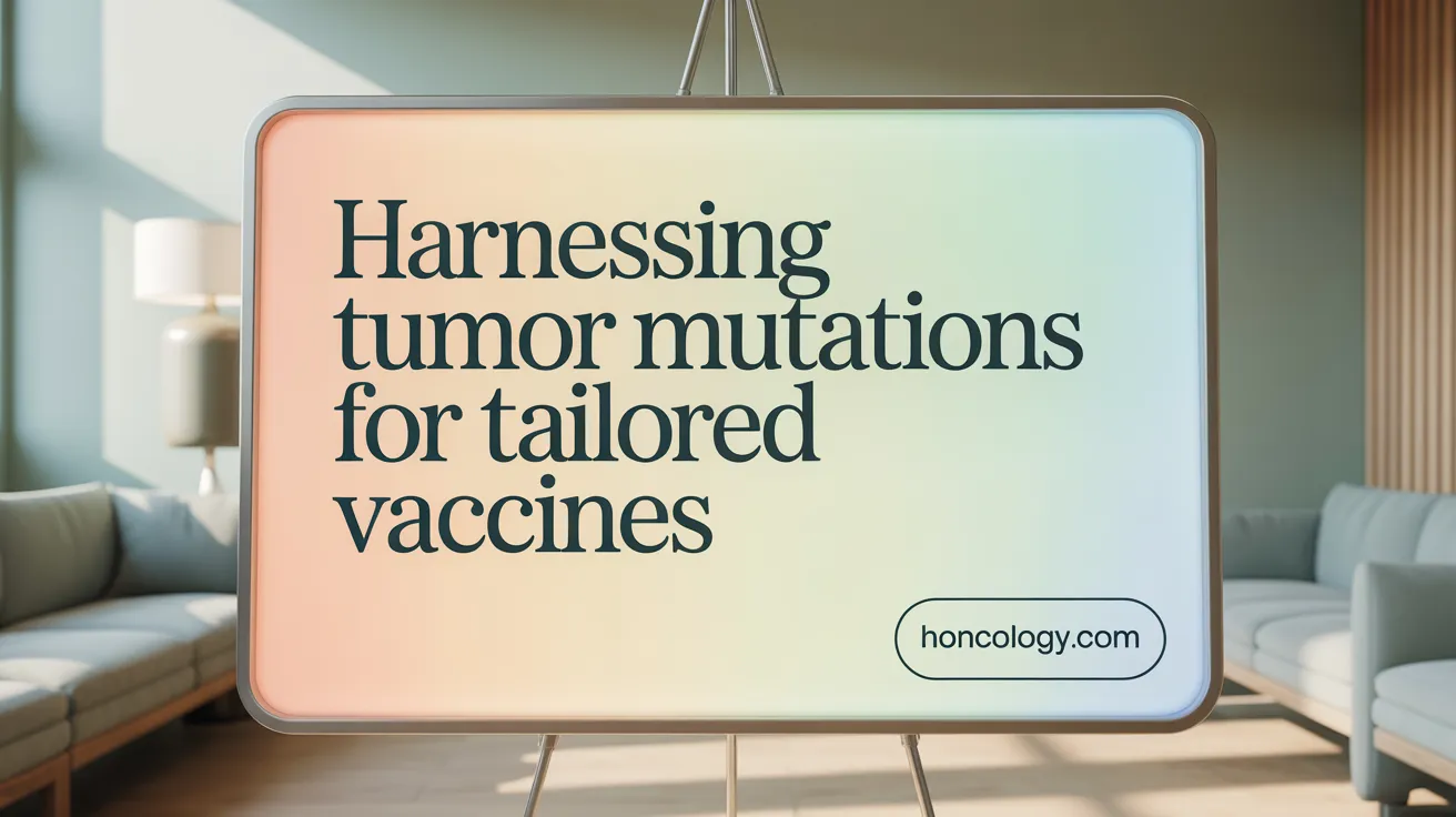 Harnessing Tumor Mutations for Tailored Vaccines