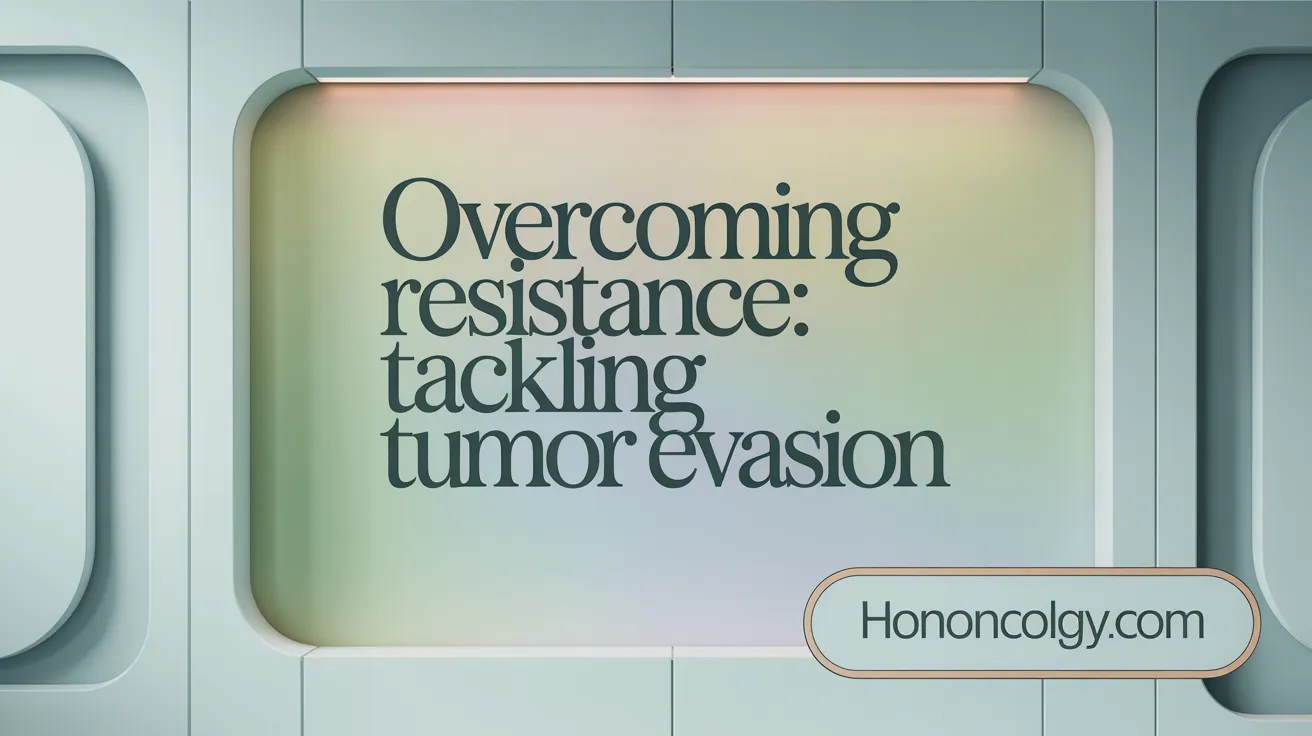 Overcoming Resistance: Tackling Tumor Evasion