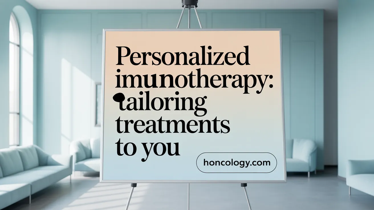 Personalized Immunotherapy: Tailoring Treatments to You