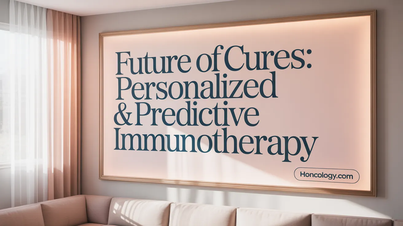 Future of Cures: Personalized &amp; Predictive Immunotherapy