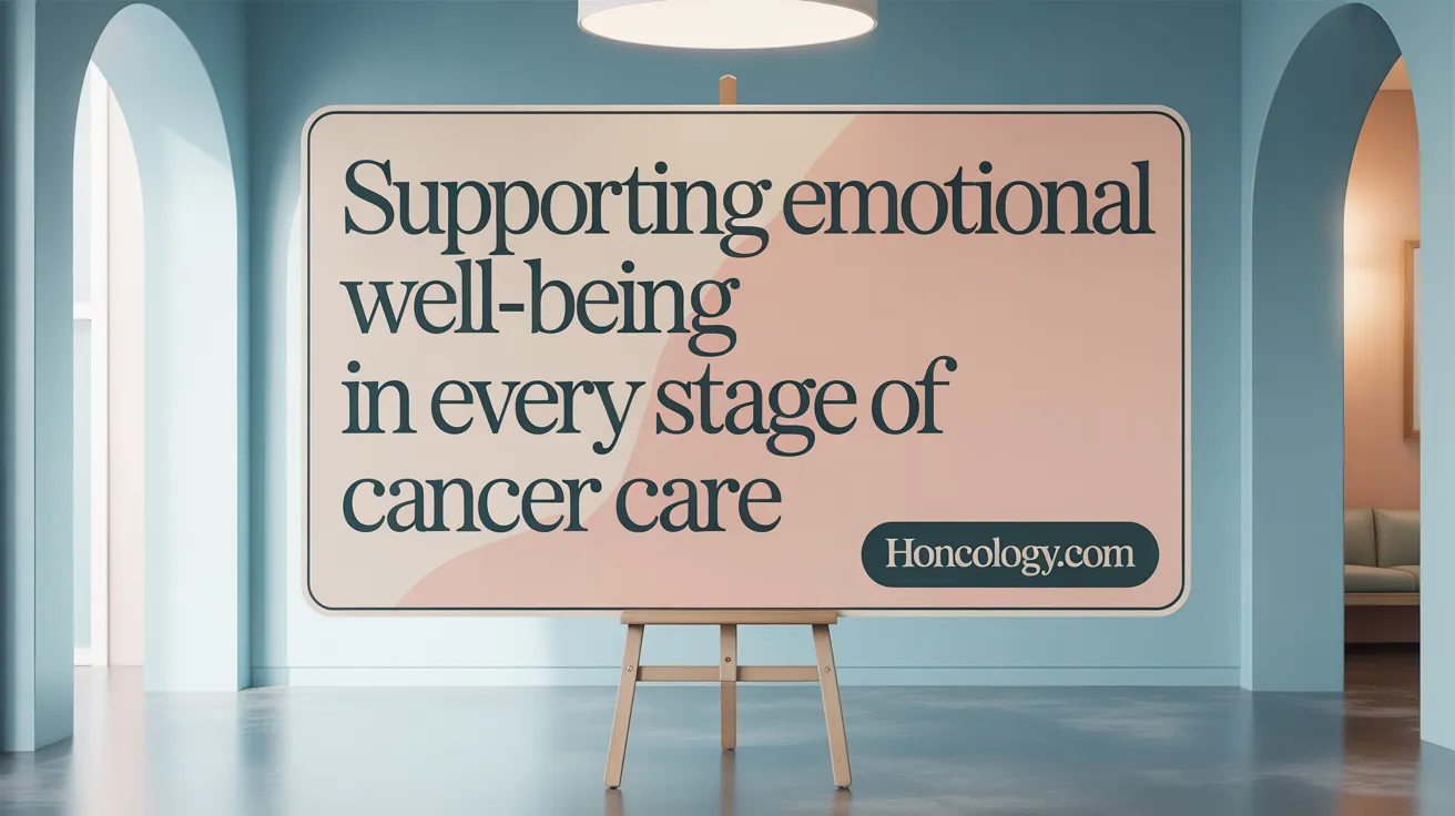Supporting emotional well-being in every stage of cancer care
