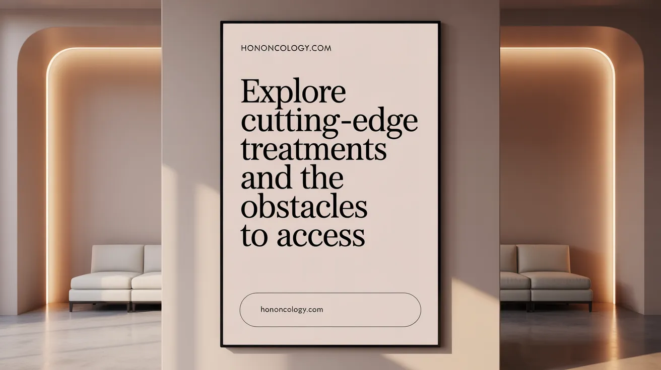 Explore cutting-edge treatments and the obstacles to access