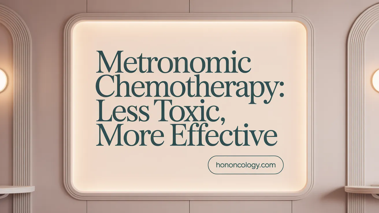 Metronomic Chemotherapy: Less Toxic, More Effective