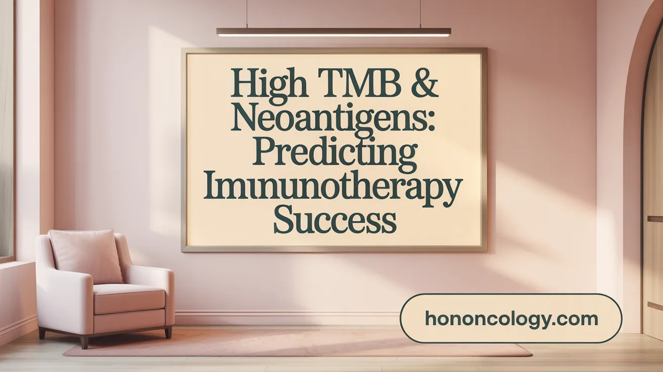 High TMB &amp; Neoantigens: Predicting Immunotherapy Success
