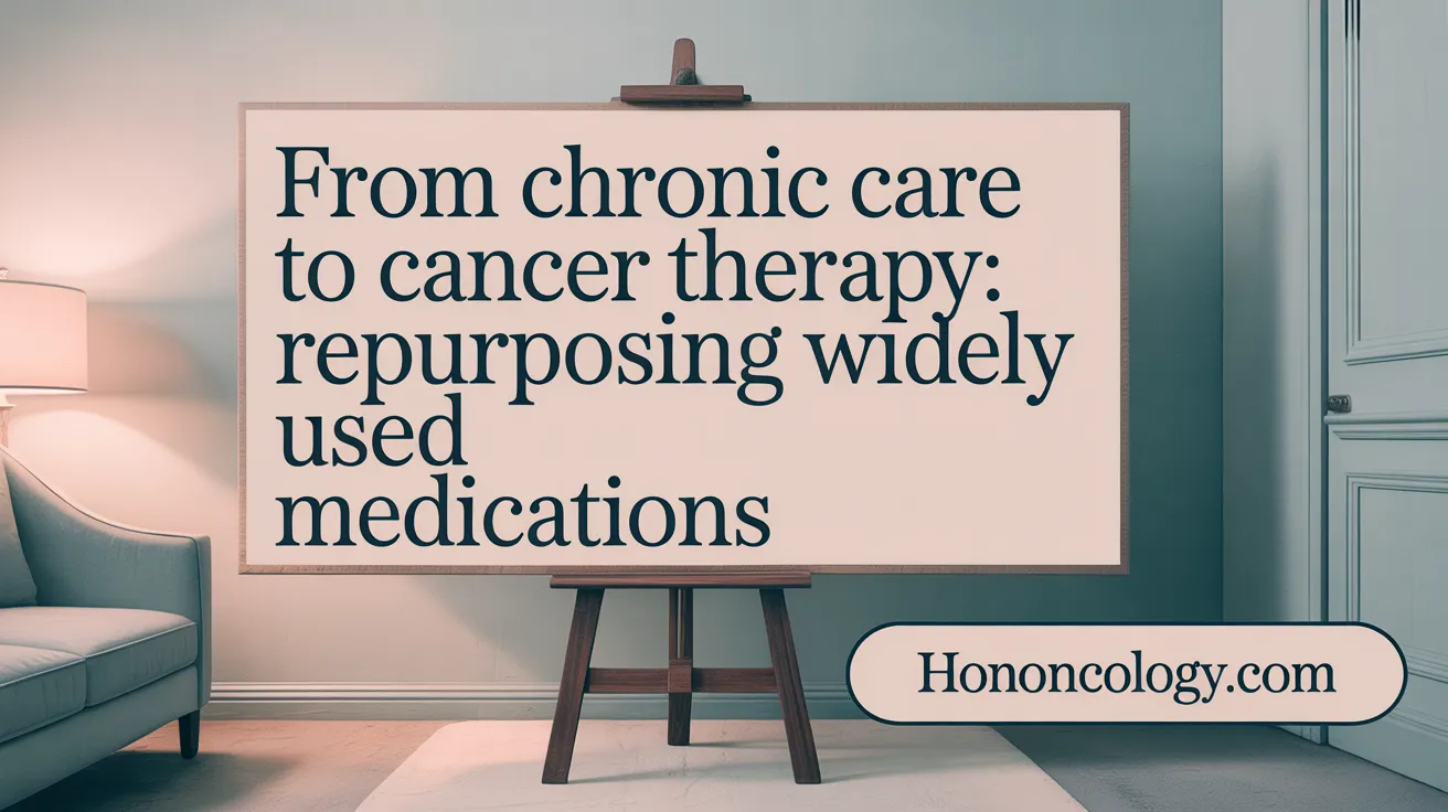 From Chronic Care to Cancer Therapy: Repurposing Widely Used Medications