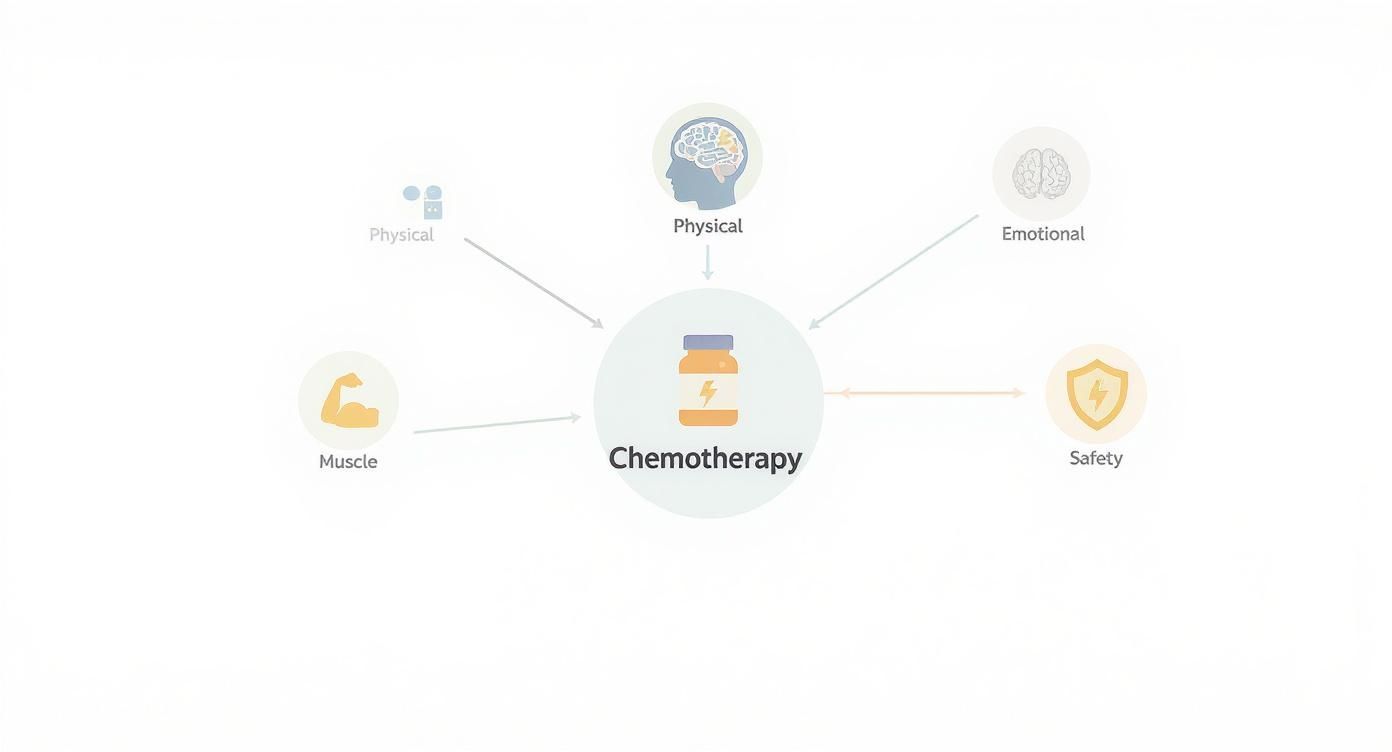 Infographic about chemotherapy and sex