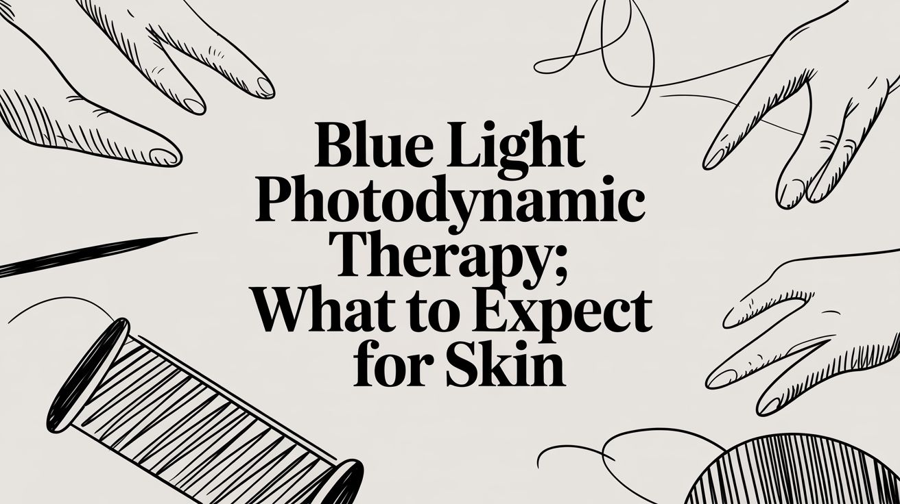 blue light photodynamic therapy: What to expect for skin