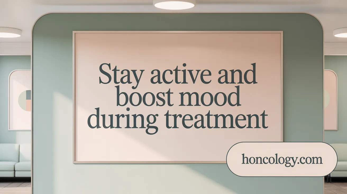 Stay Active and Boost Mood During Treatment