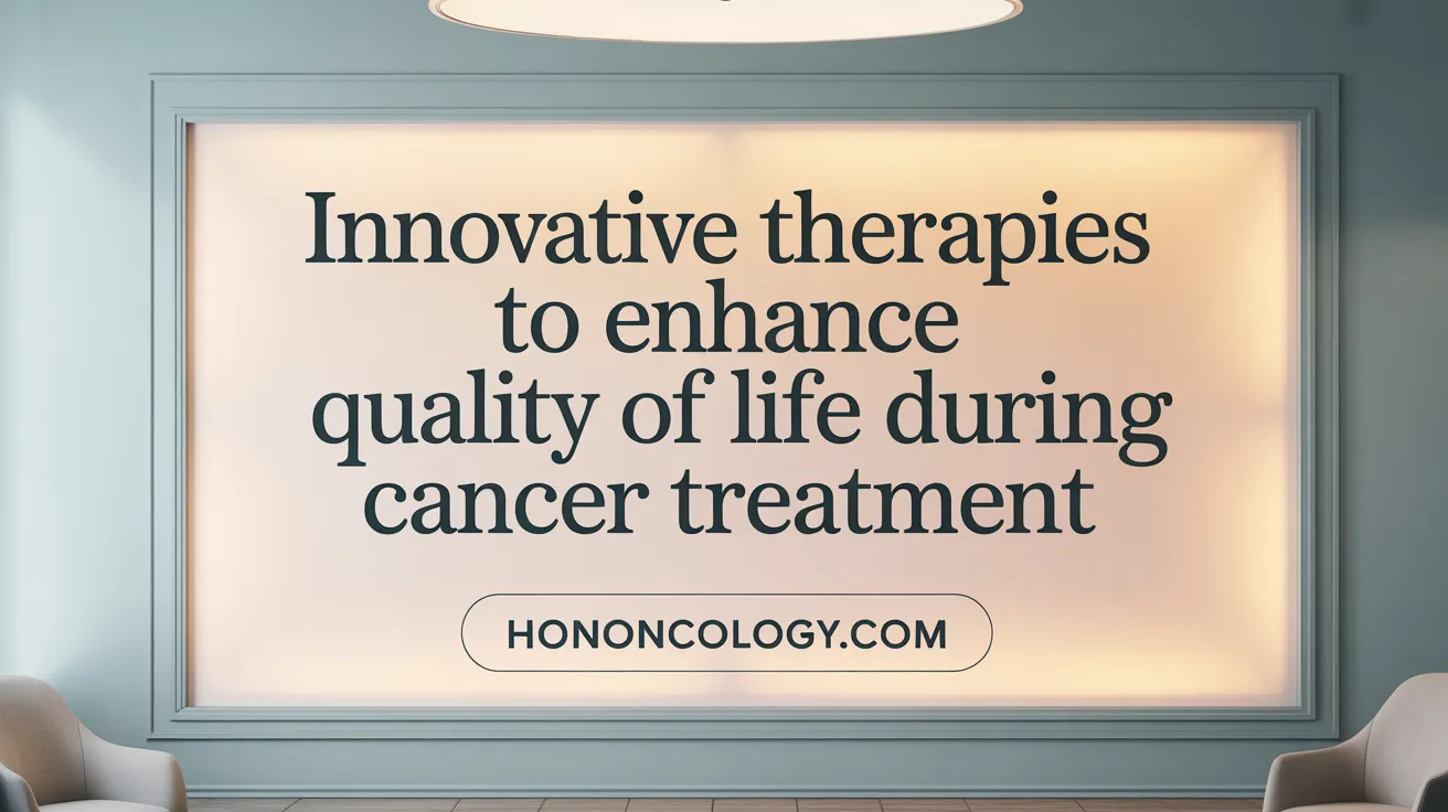 Innovative Therapies to Enhance Quality of Life During Cancer Treatment
