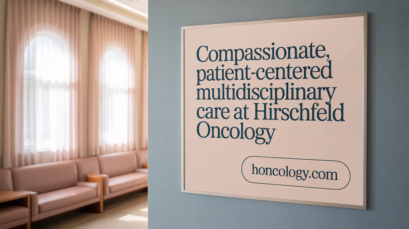 Compassionate, Patient-Centered Multidisciplinary Care at Hirschfeld Oncology