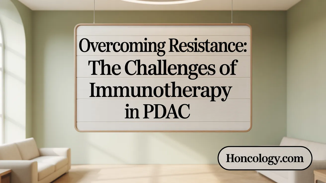 Overcoming Resistance: The Challenges of Immunotherapy in PDAC