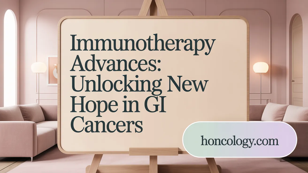 Immunotherapy Advances: Unlocking New Hope in GI Cancers