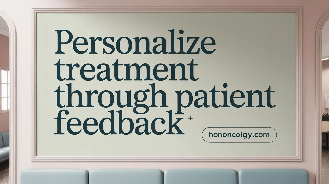 Personalize Treatment Through Patient Feedback