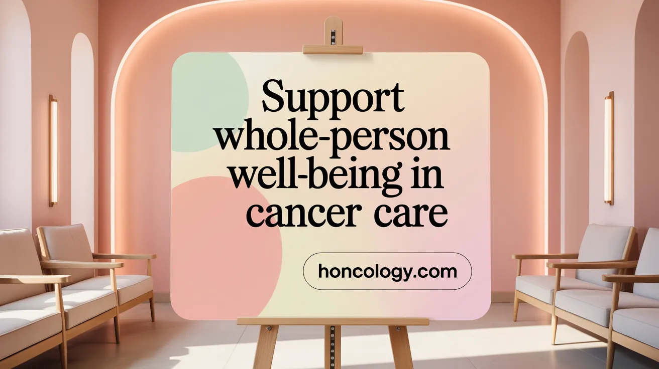 Support Whole-Person Well-Being in Cancer Care