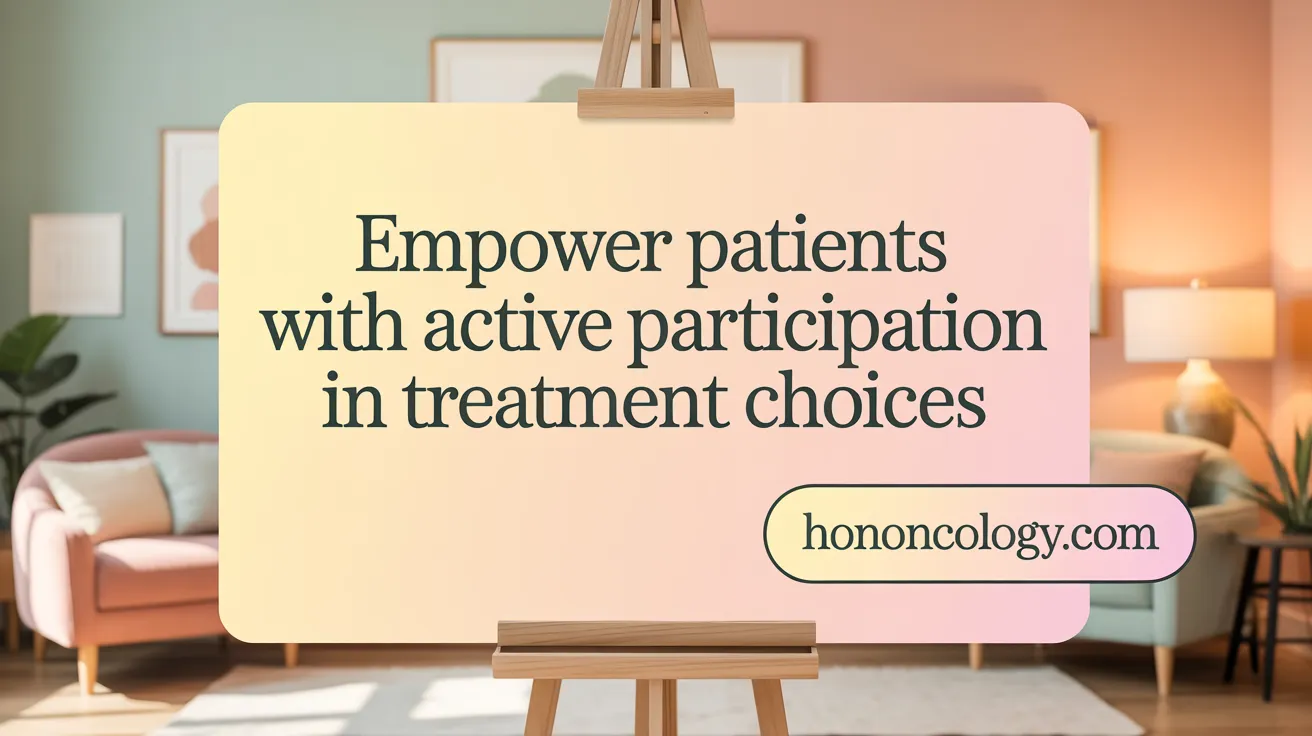 Empower Patients with Active Participation in Treatment Choices
