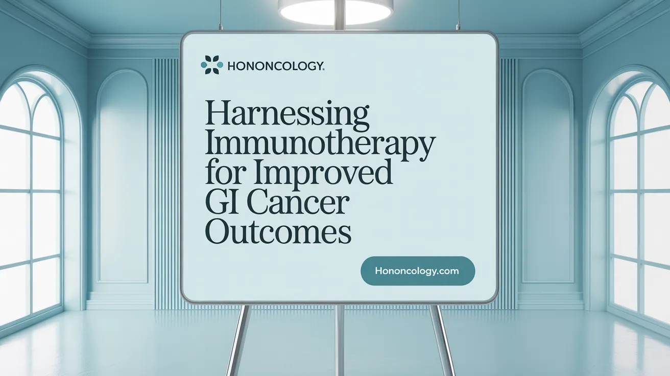 Harnessing Immunotherapy for Improved GI Cancer Outcomes