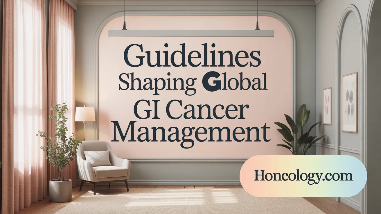 Guidelines Shaping Global GI Cancer Management